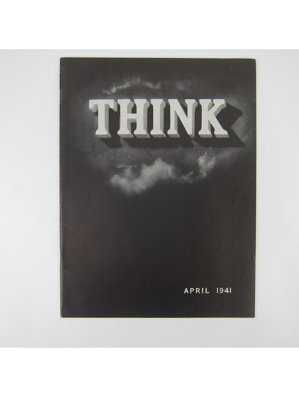 THINK Magazine IBM April 1941 Railroads Womens Fashion Home Design Vintage RARE